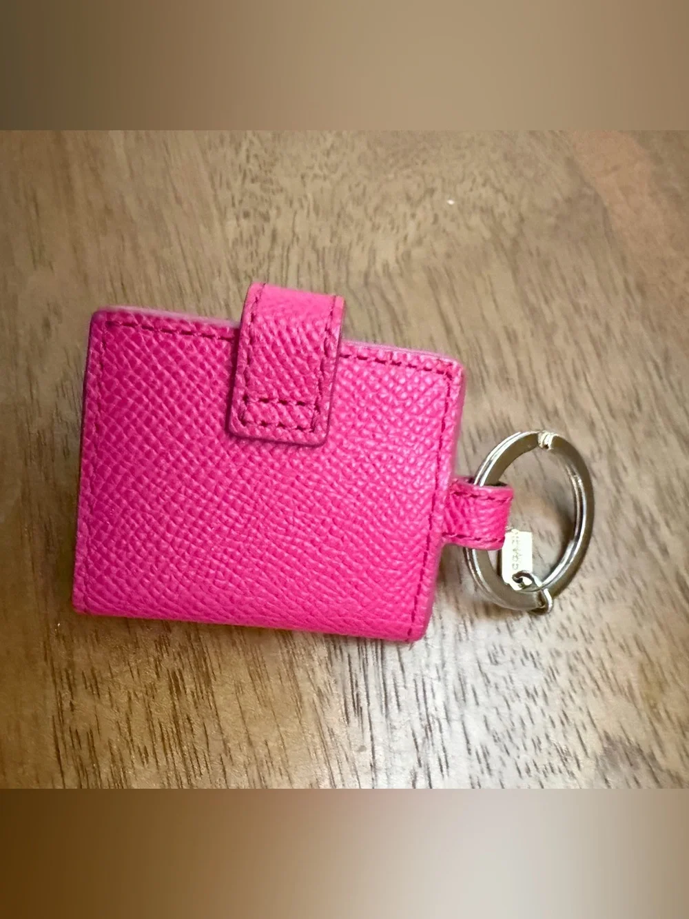 Vintage Coach Photo Holder Keychain